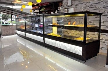 Hər ölçüdə və müxtəlif dizaynlarda şirniyyat vitrinlərinin yığılması lalafo.az -da Hər ölçüdə və müxtəlif dizaynlarda şirniyyat vitrinlərinin yığılması