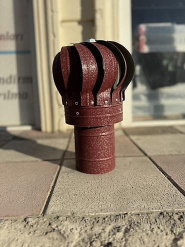 havalandırma boruları: Deflektor. Havalandırma üçün Rüzgar turbini tipli baca havalandırma — 2