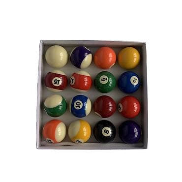 ev turnik: Bilyard topları dəsti – 16 ədəd Amerikan Bilyard Topu 57MM - Klassik — 3