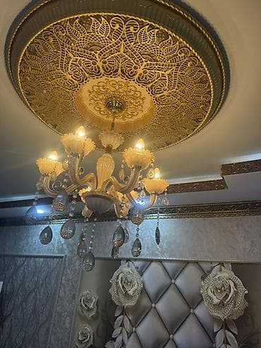 projektor isiq: Çılçıraq, 6 lampa, Metal — 1