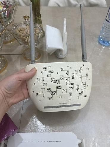 modemler: TP-Link iki antenalı Wi‑Fi router - Brend/model: TP-Link (2 antenalı — 1
