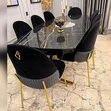 kohnə stul: *1300₼ MASA desti :-TƏCİLİ SATILIR‼️* mərmər naxışlıdlr ideal — 2
