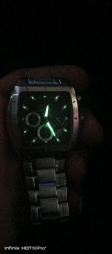 İşlənmiş, Qol saatı, Casio, rəng - Gümüşü — 1