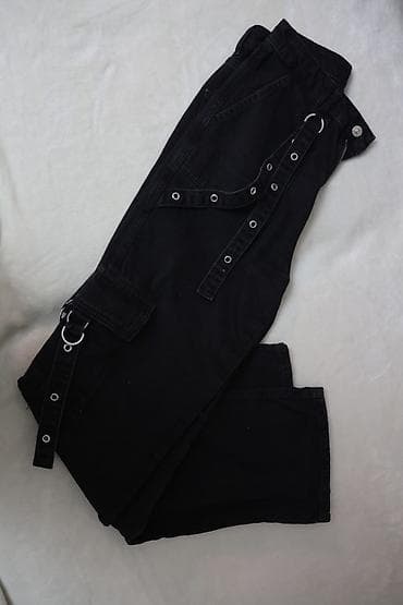 pul kiseleri: Şalvar, Defacto, S, rəng - Qara — 3