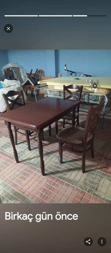 столы и стулья для кухни: Для кухни, Новый, 4 стула — 1