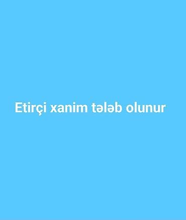 satıcı xanim: Satış məsləhətçisi tələb olunur, Yalnız qadınlar üçün, İstənilən yaş, Təcrübəsiz, Gündəlik ödəniş — 1
