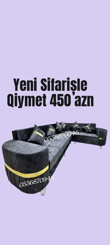 tek divan modelleri: Künc divan, Qonaq otağı üçün, Parça, Bazalı, Açılan, Kitab — 1