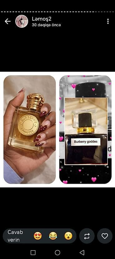apple watch 2: Burberry Goddess: "Vanil notları ilə fərqli və unikal bir təsir." — 1