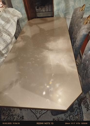 Masalar: Qonaq masası, İşlənmiş, Açılmayan, MDF, Dördbucaq masa — 1