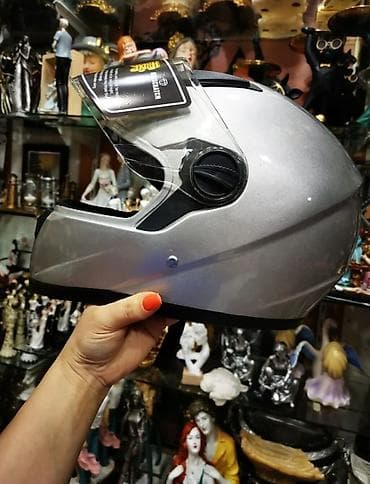 nissan matoru: Tam üzlü motosiklet dəbilqəsi - Tip: Full-face (vizorlu) - Material — 8