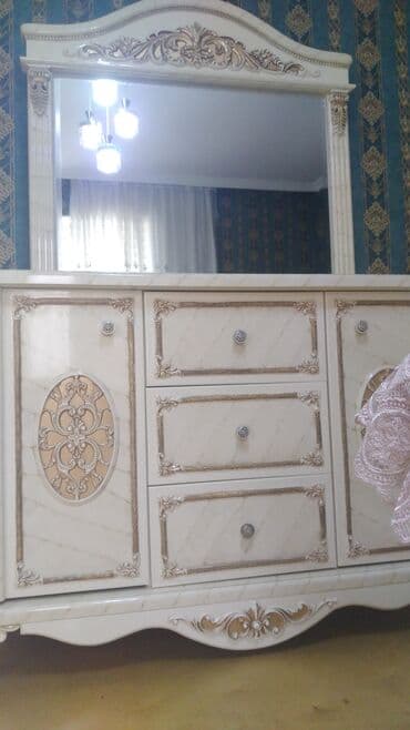 мебель для спальни: 2 təknəfərlik çarpayı, Dolab, İşlənmiş — 6