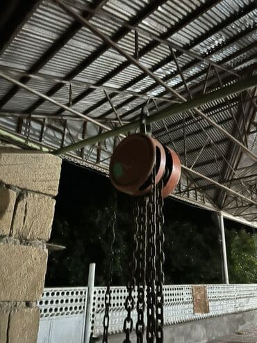 hamam krantları: Portativ zəncir bəndli qaldırıcı, işlenmis 3.2 tondur endirim olacaq — 1