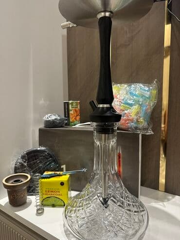 Sleek markalı nargilə komplekti - Materiallar: paslanmayan poladdan