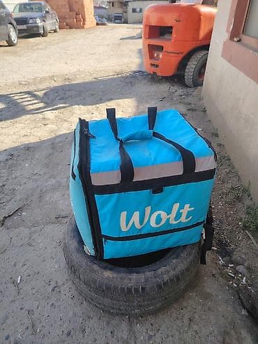 Ticarət printerləri və skanerləri: Wolt çatdırılma çantası – böyük ölçülü, izotermal, kürək çantası tipli — 1