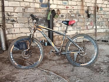 MTB velosiped – 26” təkərlər, amortizatorlu ön çəngəl, disk əyləclər — 8