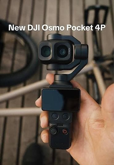 DJI Osmo Pocket 4P – cib ölçülü, peşəkar stabilizasiya ilə mini lalafo.az -da DJI Osmo Pocket 4P – cib ölçülü, peşəkar stabilizasiya ilə mini