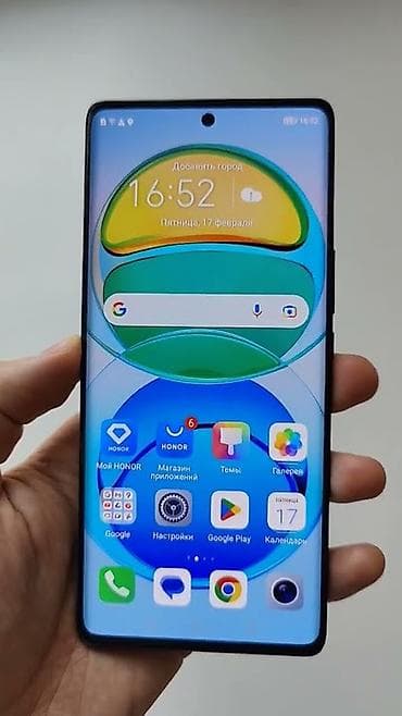 Honor X9a, 128 GB, rəng - Boz, Barmaq izi