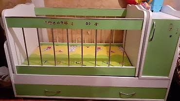 Oğlan üçün, İşlənmiş, Çarpayı, Bazalı, Matrassız, Siyirməli