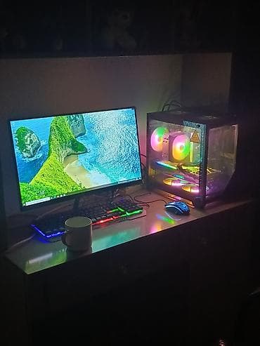 maşın manitor: Gaming pc satılır. 32 gb 1 tb yaddaş ekran kartı rx 6700 xt 12gb — 1
