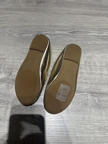 Детская одежда и обувь: Цвет - Золотой Балетки, Размер: 30, Для девочек — 2