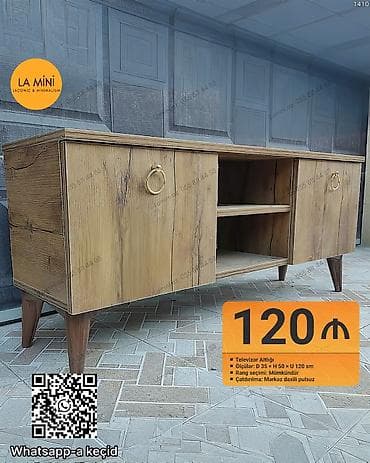 stent: Düz TV altlığı, Polkalı, Taxtalı — 1