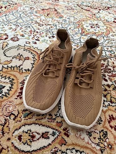 Kişi/Unisex idman ayaqqabısı – qəhvəyi (bej) rəng - Üst material