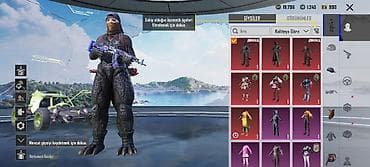 PUBG Mobile oyun hesabı – zəngin kosmetik kolleksiya və aktiv RP — 4