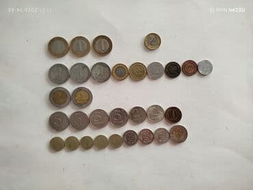 Qəpik(sikke) pullar. Türk lirəsi, türk krusu, rus qəpiyi, gürcü — 1