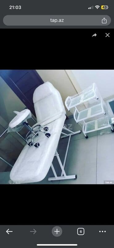 zeferan satisi: Yeni, Kosmetoloji kuşetka, Qatlanan, rəng - Ağ — 4