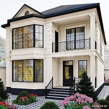 muasir ev dizaynlari: Muasir tipli Ev, Villa layihəsinin reallaşdırılması "SAHİLOĞLU"MMC — 4
