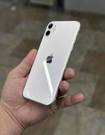 apple watch 1: IPhone 11, 128 GB, Ağ, Zəmanət, Simsiz şarj, Face ID — 4
