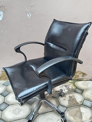 kreslo gence: Təkərli, Qolları tənzimlənmir, Süni dəri — 5