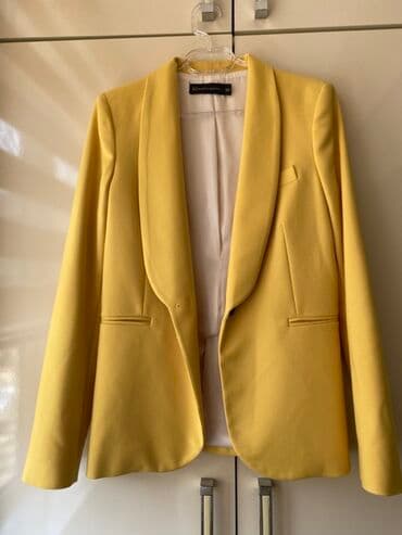 Пиджаки: ZARA WOMAN qadın blezeri - Rəng: parlaq sarı - Kolleksiya: ZARA WOMAN — 1