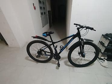 vesebet 26: SUPER BIKE TK300 dağ velosipedi - Rəng: qara-göy dizayn - Çərçivə — 3