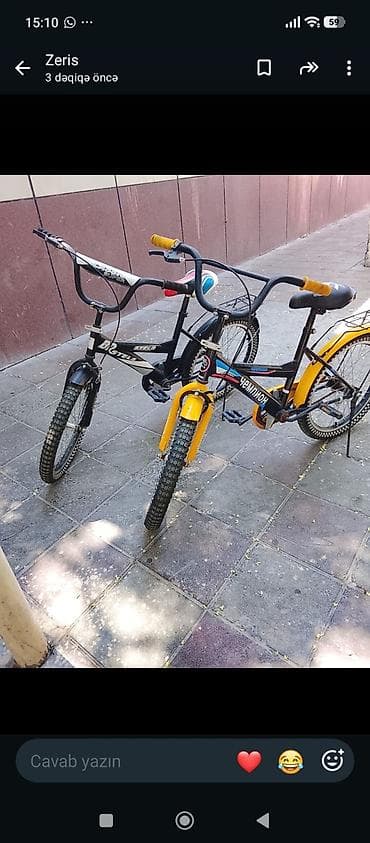 Детские велосипеды: 077 613 12 74 Uşaq velosipedləri – 2 ədəd 20m - Model və üslub: BMX — 1