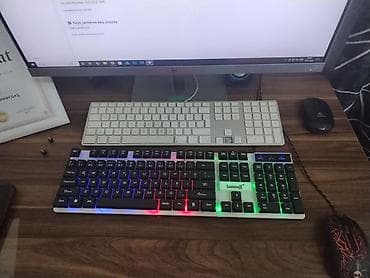 tab s7 plus: Masaüstü kompüter seti – RGB işıqlı “Yamata” korpus və tam — 2