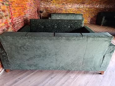 divan restoran: Məhsul: 2 ədəd yaşıl məxmər divan (bir-birindən ayrı istifadə oluna — 5