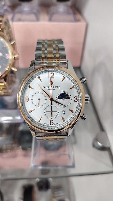 Patek Philippe dizaynlı qol saatı Xüsusiyyətlər: - Korpus: polad və