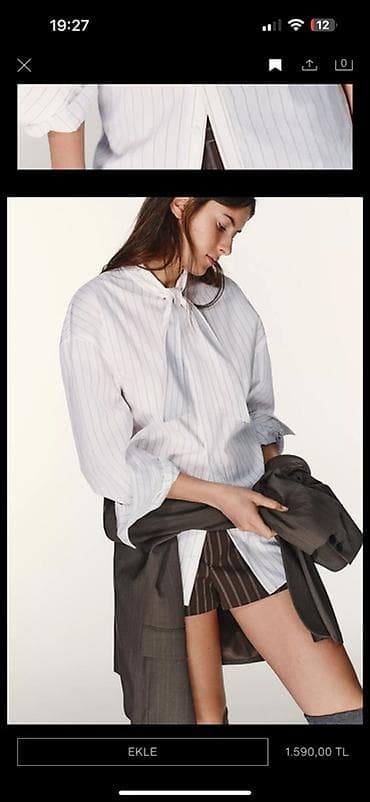 ZARA qadın köynəyi – model 2055/226 Yenidir etiketi uzerindedir — 5