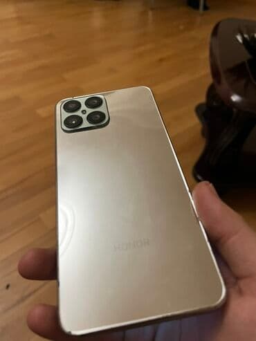 Honor X8, 128 GB, rəng - Qızılı, Barmaq izi, İki sim kartlı