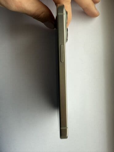 apple 16 pro qiymeti: IPhone 15 Pro, 256 GB, Natural Titanium, Simsiz şarj — 3