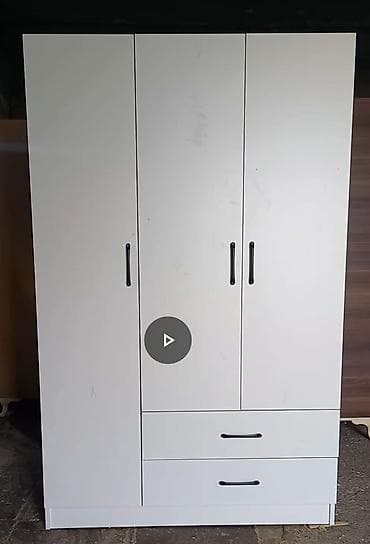 yumuru masa: 3 qapılı, Siyirməli, Ağ, Açılan, Düz dolab — 1