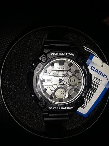 m4 saat: Yeni, Qol saatı, Casio, rəng - Gümüşü — 1