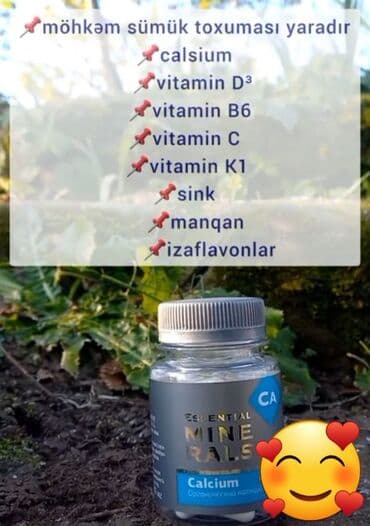 сибирское здоровье кальций для детей: KALSİUM möhkəm sümük/ dırnaq/ saç/ sağlam dəri üçün60 kapsul — 2
