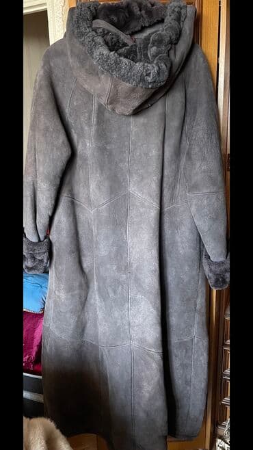 дубленка новая натуральная: Dublyonka,ideal veziyyetde,razmer L,chox isti saxlayir,original — 4