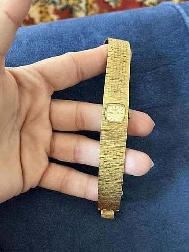 patek philippe 58152 original: Rotary qadın qol saatı – vintaj dizayn 50 ilin Swiss 3 qr qızıl var — 1