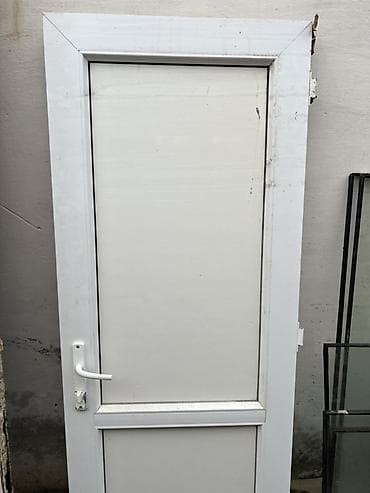 plastik qapilar: Plastik və taxta görünümlü giriş/qapı panelləri - Material: PVC — 4