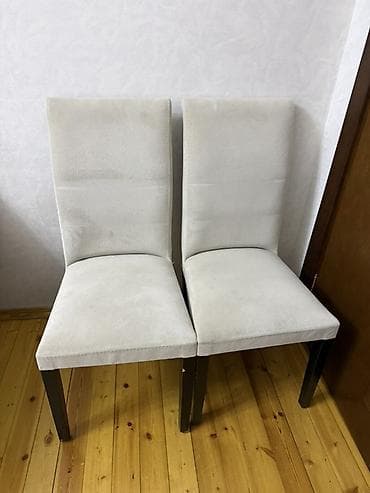 ad gunu stolu: Mətbəx üçün, Qatlanmayan, rəng - Bej Stul — 1