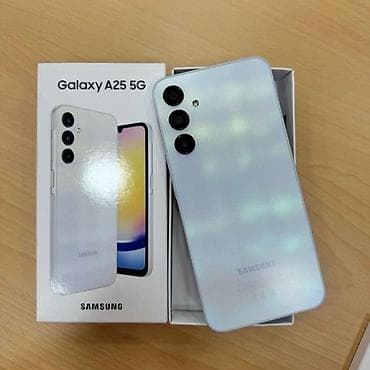 Samsung Galaxy A25, 128 GB, rəng - Ağ, Barmaq izi