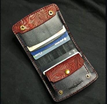 kişilər üçün vizitka qabı: Pulqabı, Təbii dəri — 1